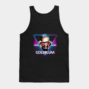 Jeff Goldblum Retro Neon Landscape Tank Top